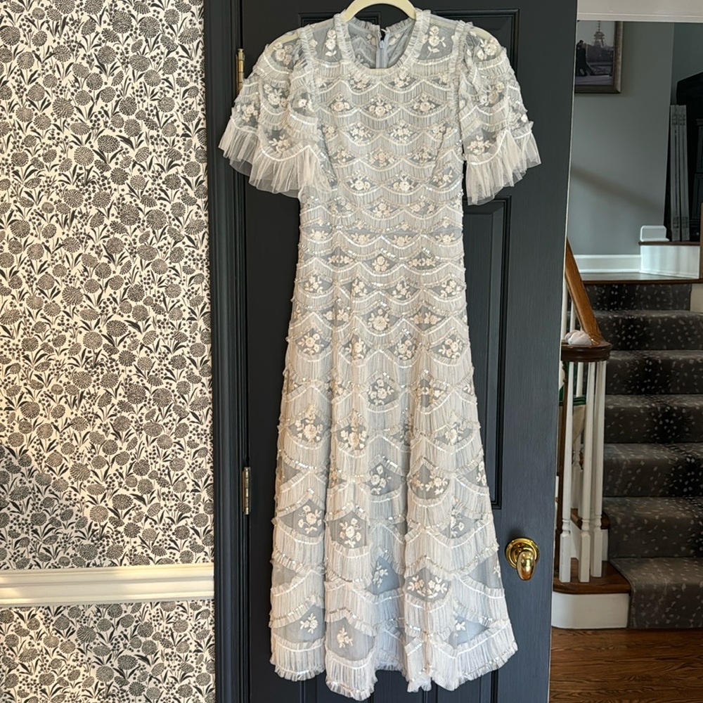 NWT!! Needle and Thread Lynette Blossom Ankle Gown- US 2